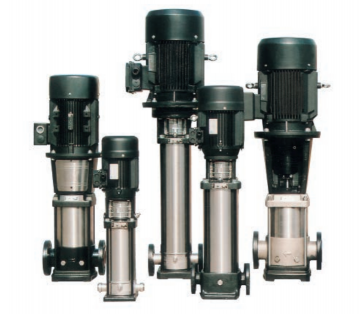 SMV、SMVN为非自吸的立式多级离心泵。整个泵主要 由电动机、电机座、泵体、机座等组成。泵进出口在 同一条直线上。所有的泵均配用免维护的机械密封。