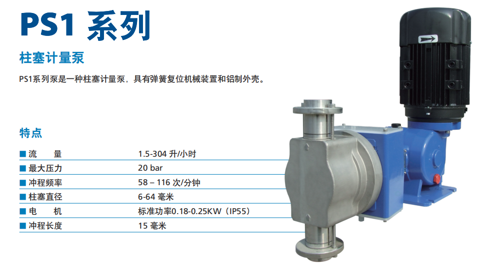 SEKO柱塞计量泵PS1系列