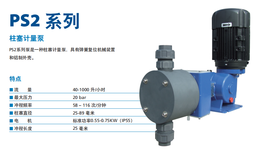 SEKO柱塞计量泵PS2系列